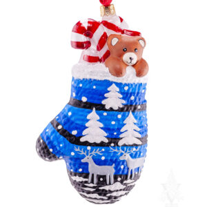 Christmas Mitten with Teddy