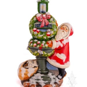 Main Street Fountain Nantucket Santa