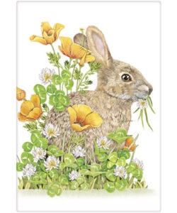 Poppy Rabbit Towel
