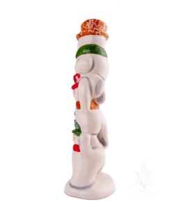 Stacked Snowmen with Festive Hats