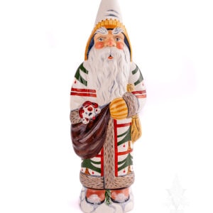 Tree Coat Santa with Dog In Sack