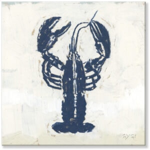 Lobster Silhouette Wall Art