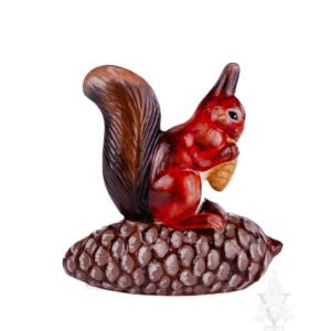 Squirrel on Pinecone