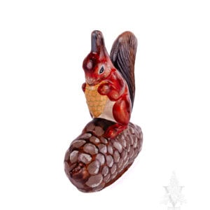 Squirrel on Pinecone