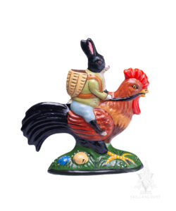 Spring Rabbit on Rooster