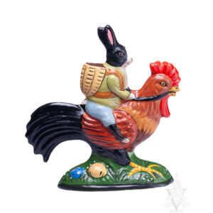 Spring Rabbit on Rooster