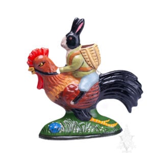 Spring Rabbit on Rooster