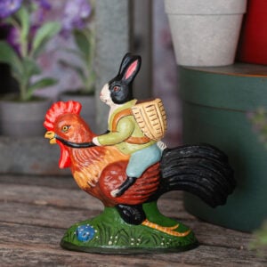 Spring Rabbit on Rooster
