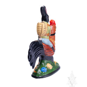 Spring Rabbit on Rooster