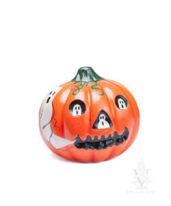 Happy Pumpkin with Ghosts