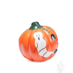 Happy Pumpkin with Ghosts