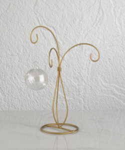 Gold 3 Arm Ornament Stand