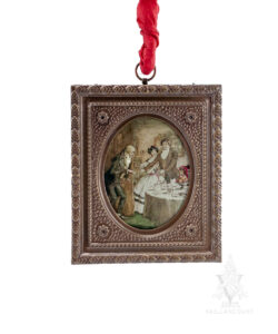 "It is I, your Uncle Scrooge" Ball Brass Frame