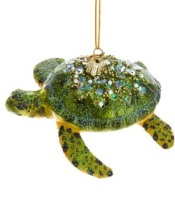 Nb Glass Seaturtle Ornament