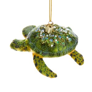 Nb Glass Seaturtle Ornament