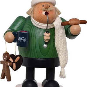 Smoker Christmas Market Visitor