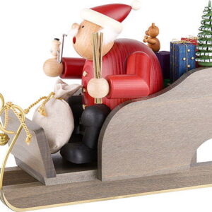 Smoker Santa Claus with Sleigh