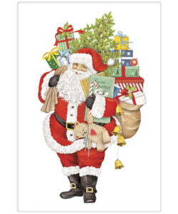 Santa Presents Bagged Towel