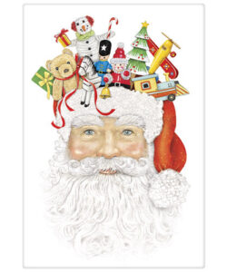 Santa Toy Hat Bagged Towel