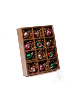 Box of Twelve Miniature Antique Ornaments