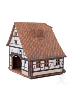 Keramik Red Tudor with Flowers