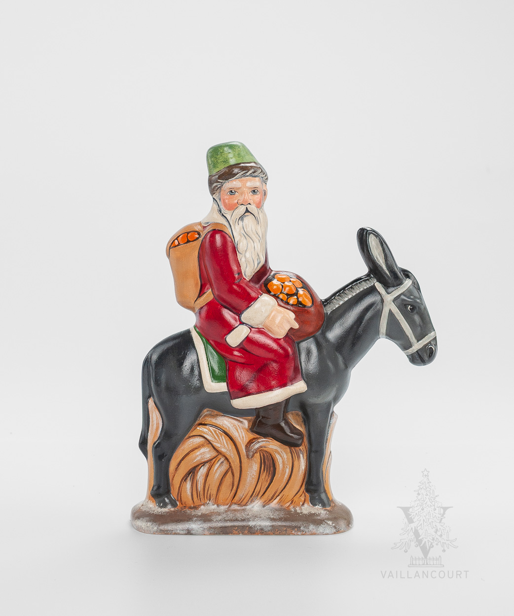 Santa With Oranges on Mule