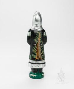 Black and Silver Tree Santa