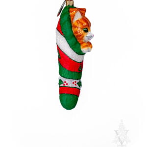 Christmas Kitty in Stocking