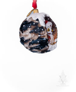 Jingle Balls™ Brown Owl in Birch Tree