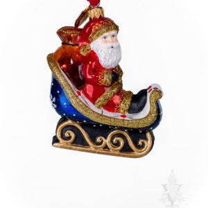 Santa in Night's Sky Sleigh