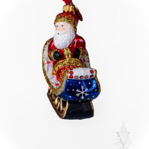 Santa in Night's Sky Sleigh