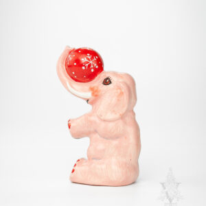 Pink Elephant With Ball (Assorted)