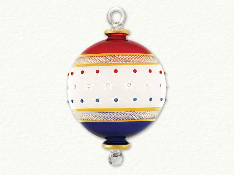 Stars and Stripes Egyptian Glass