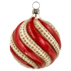 Marolin Candy Cane Ball Ornament