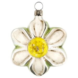 Large White Bloom Ornament