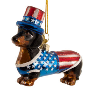 250Th Anniversary Dachund Ornament