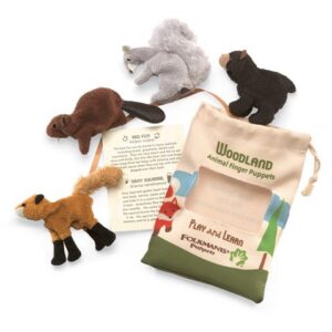 Woodland Animals (Set of 4) Finger Puppets