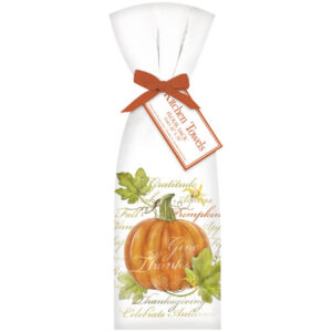 Pumpkin Botanical Bagged Towel