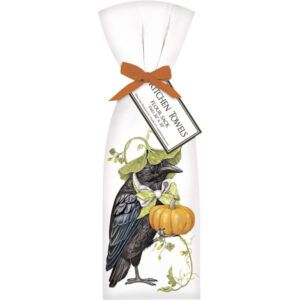 Crow Leaf Hat Bagged Towel