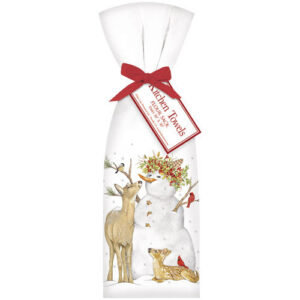 Santa's Sleigh Bagged Towel