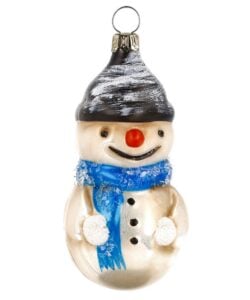 Marolin Glass Ornament Snowman