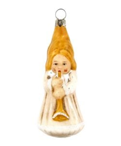 Marolin Glass Ornament Trumpet