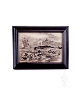 Framed "Pursuit of the Greenland Whale"