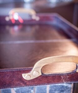 Rect. Leather Tray