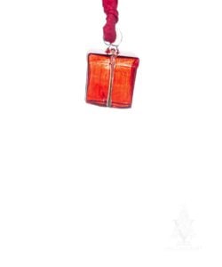 Gift Box Ornament Red