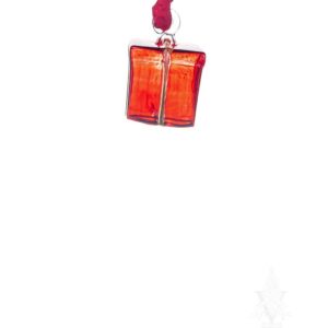 Gift Box Ornament Red