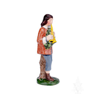 Nativity Shepherd with Bagpipe