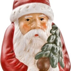 Marolin Paper Mache Santa Red