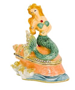 Mermaid On Conchshell Box