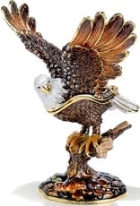 Enamel Bald Eagle Box